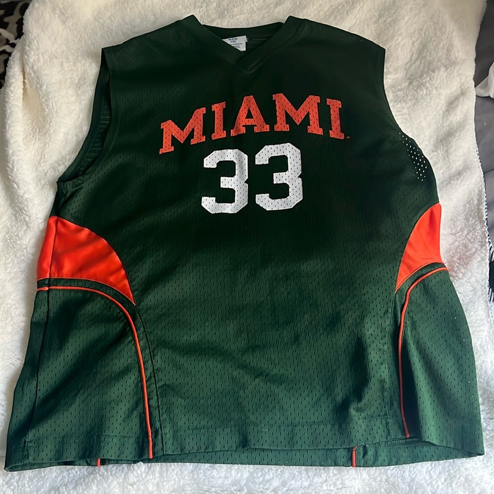Vintage Miami Hurricanes Basketball Jersey